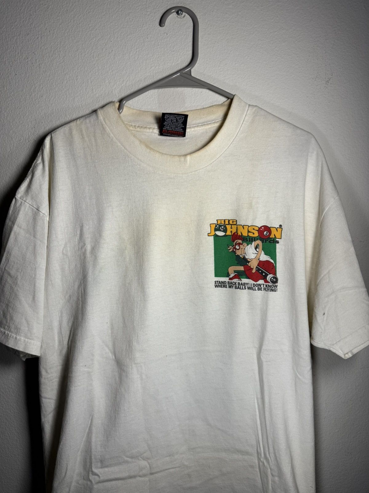 Vintage Big Johnson Billiards vintage tee Size US XL / EU 56 / 4 - 2 Thumbnail