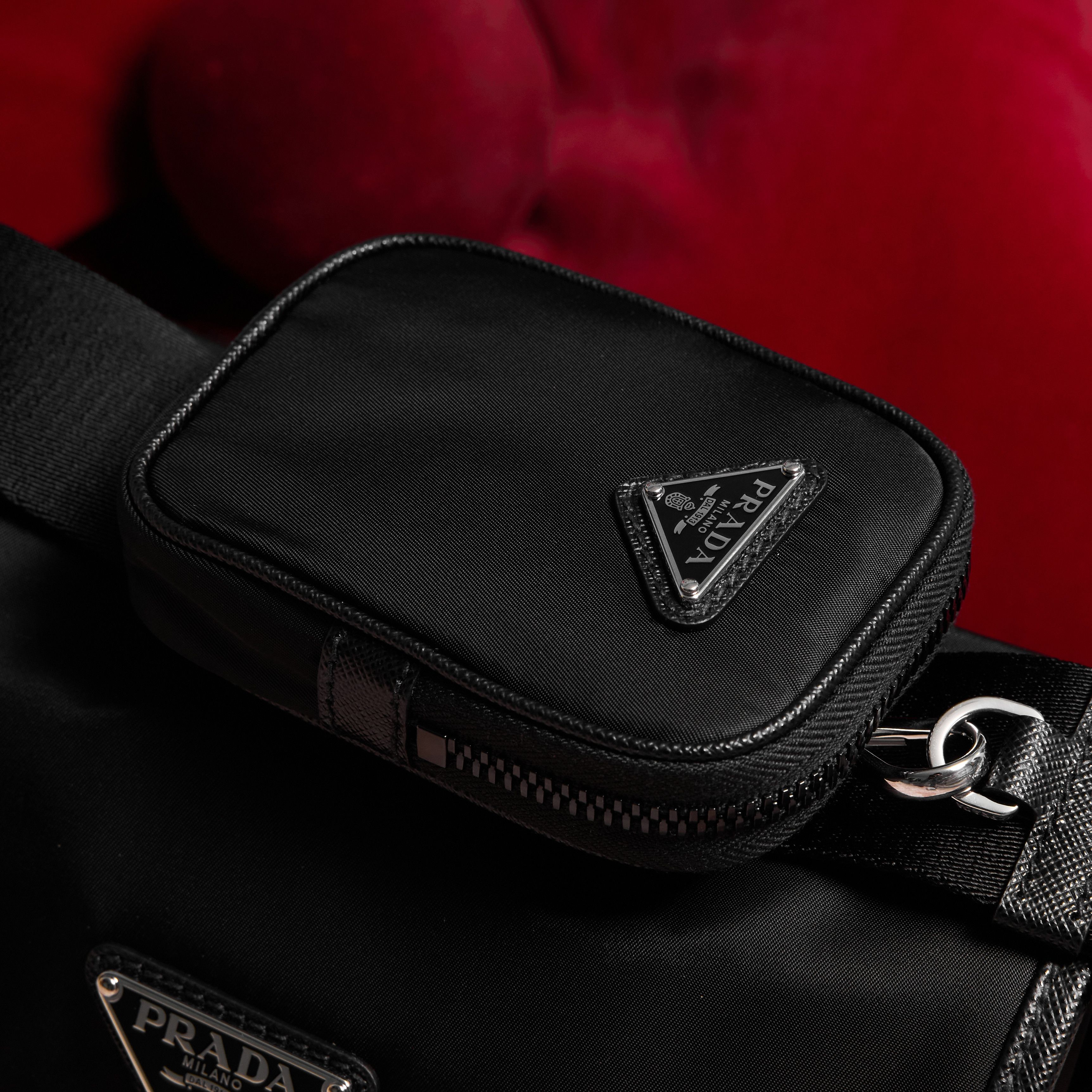 Prada PRADA Re-Nylon And Saffiano Leather Shoulder Bag Size ONE SIZE - 2 Thumbnail