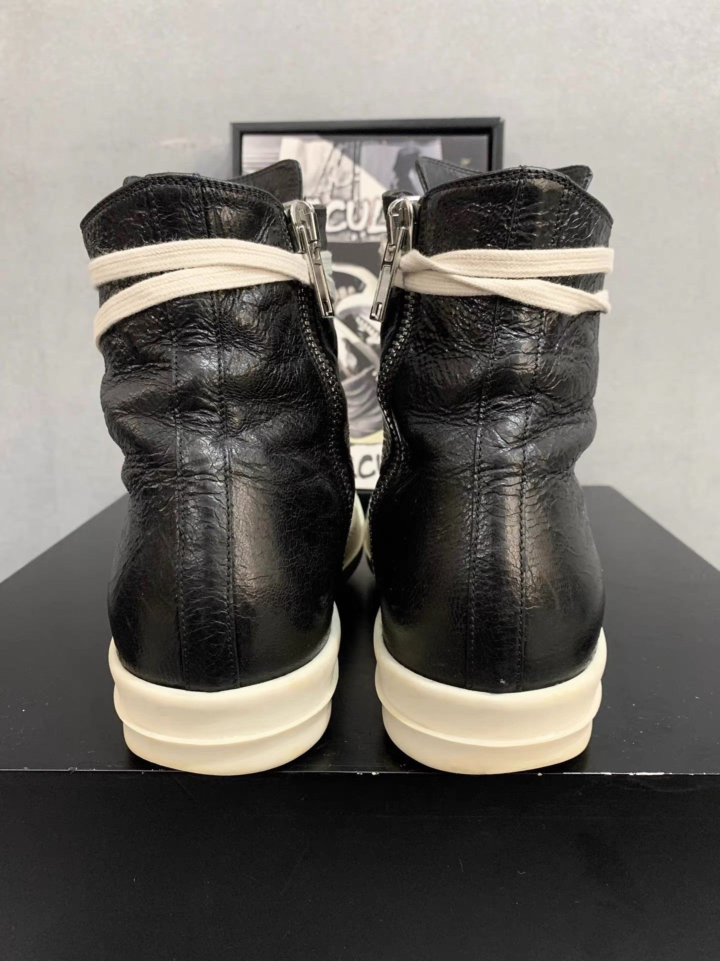 Rick Owens Rick Owens 17SS Crinkled Leather Big Converse K34 Size US 6.5 / EU 39-40 - 7 Thumbnail