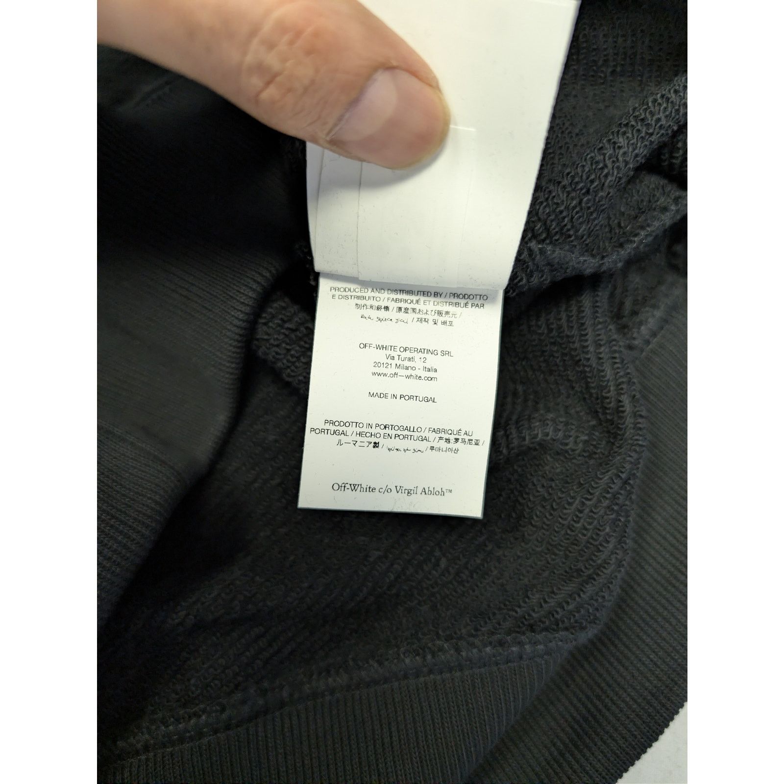 Off-White o1rshd1 Bookish Flower Skate Hoodie in Black/White Size US M / EU 48-50 / 2 - 21 Thumbnail