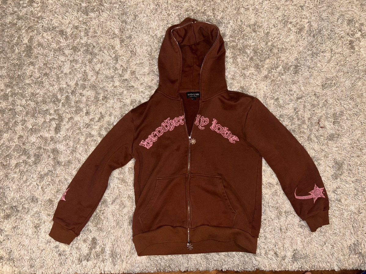 Brotherly Love Brotherly Love Brown Zip Up (RARE) Size US M / EU 48-50 / 2 - 1 Thumbnail