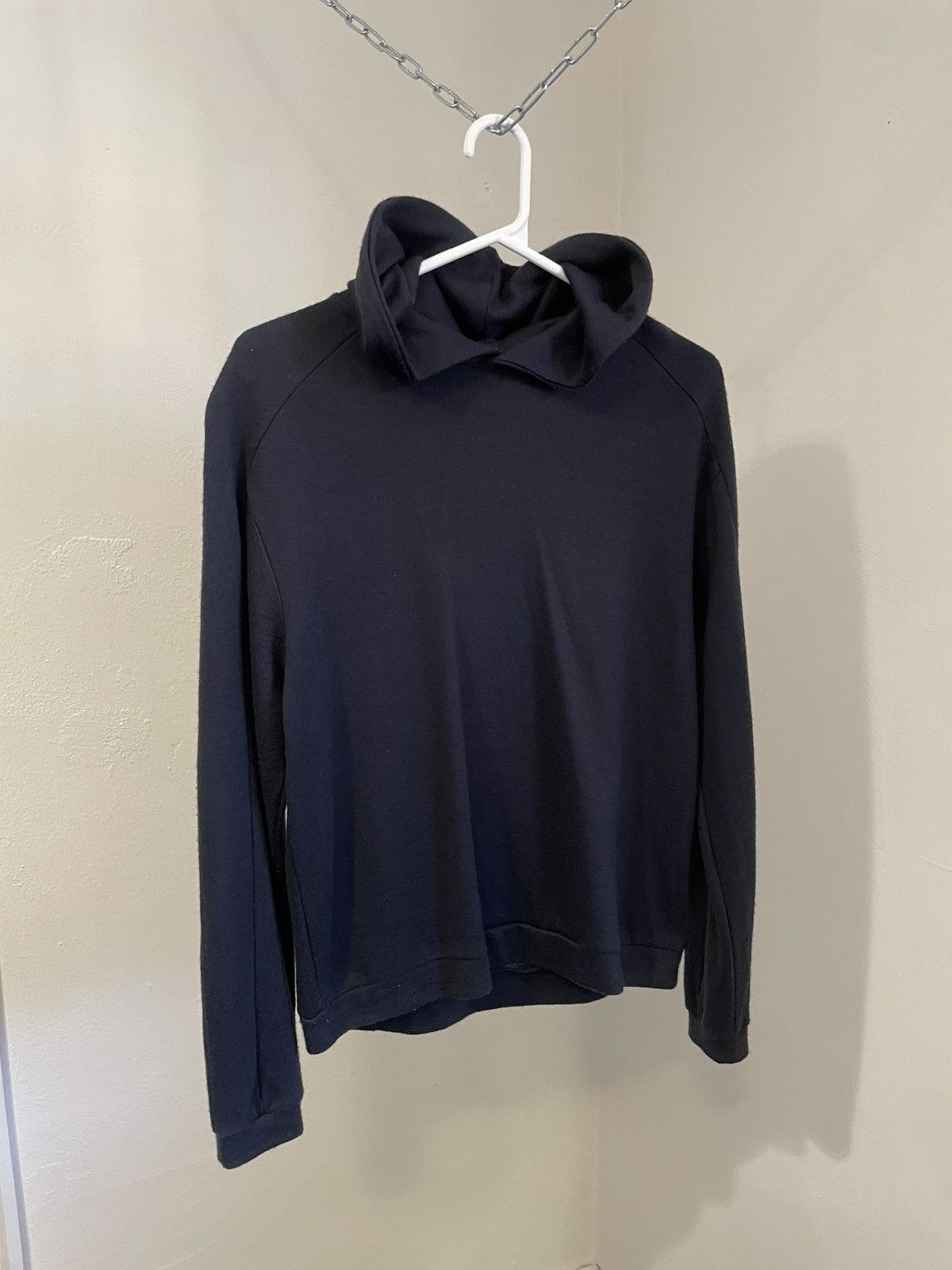 Raf Simons Raf Simons wool hoodie in navy blue Size US L / EU 52-54 / 3 - 1 Thumbnail