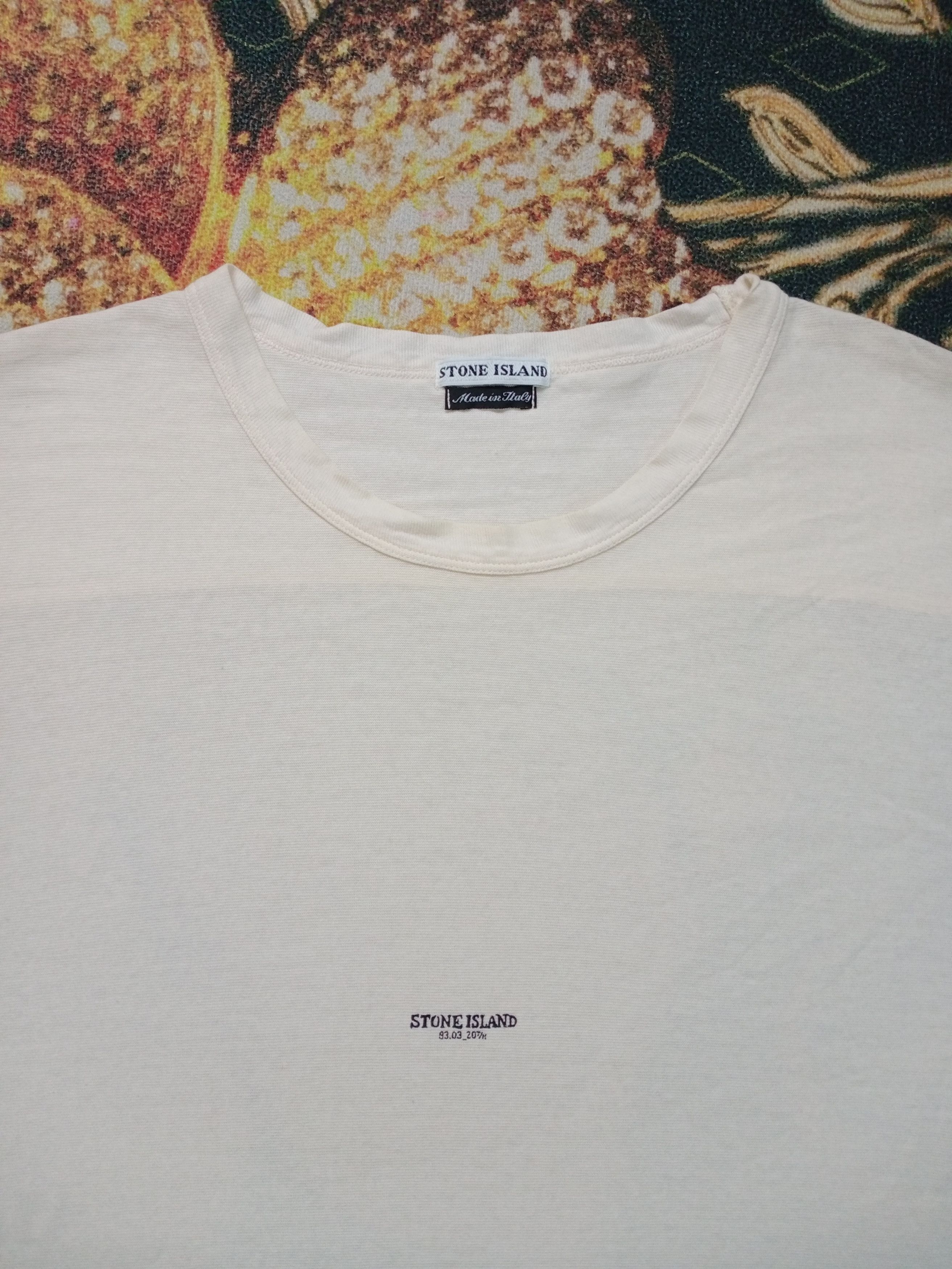 Stone Island Vintage Stone Island Center Logo Tshirt Size US M / EU 48-50 / 2 - 2 Thumbnail