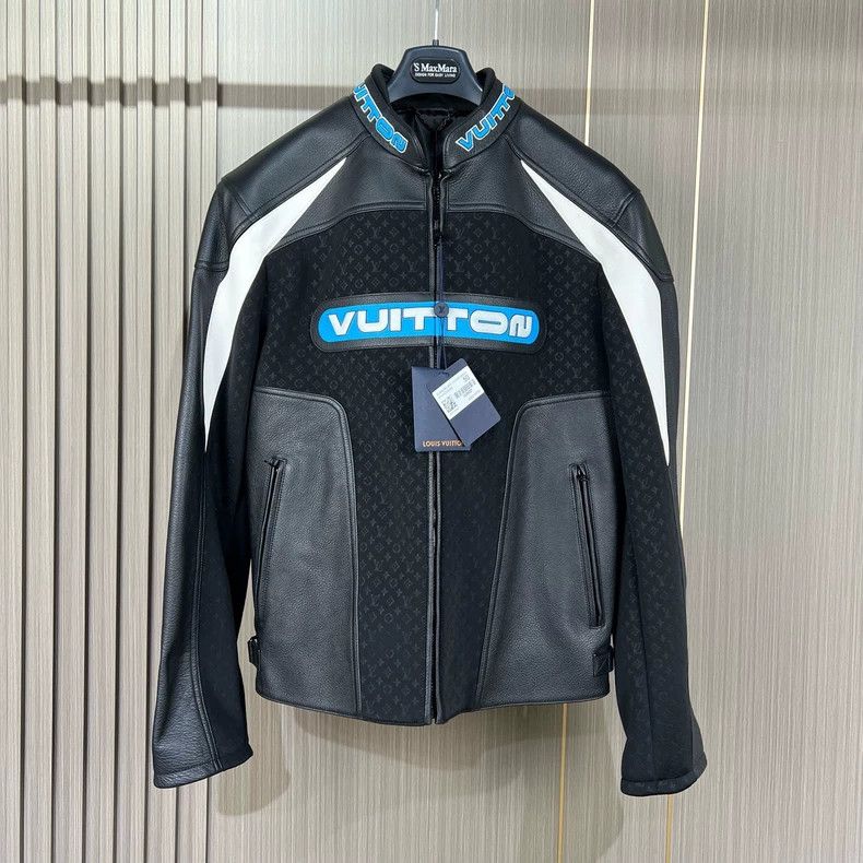 Louis Vuitton louis vuitton monogram leather bomber jacket-dmc Size US L / EU 52-54 / 3 - 1 Thumbnail