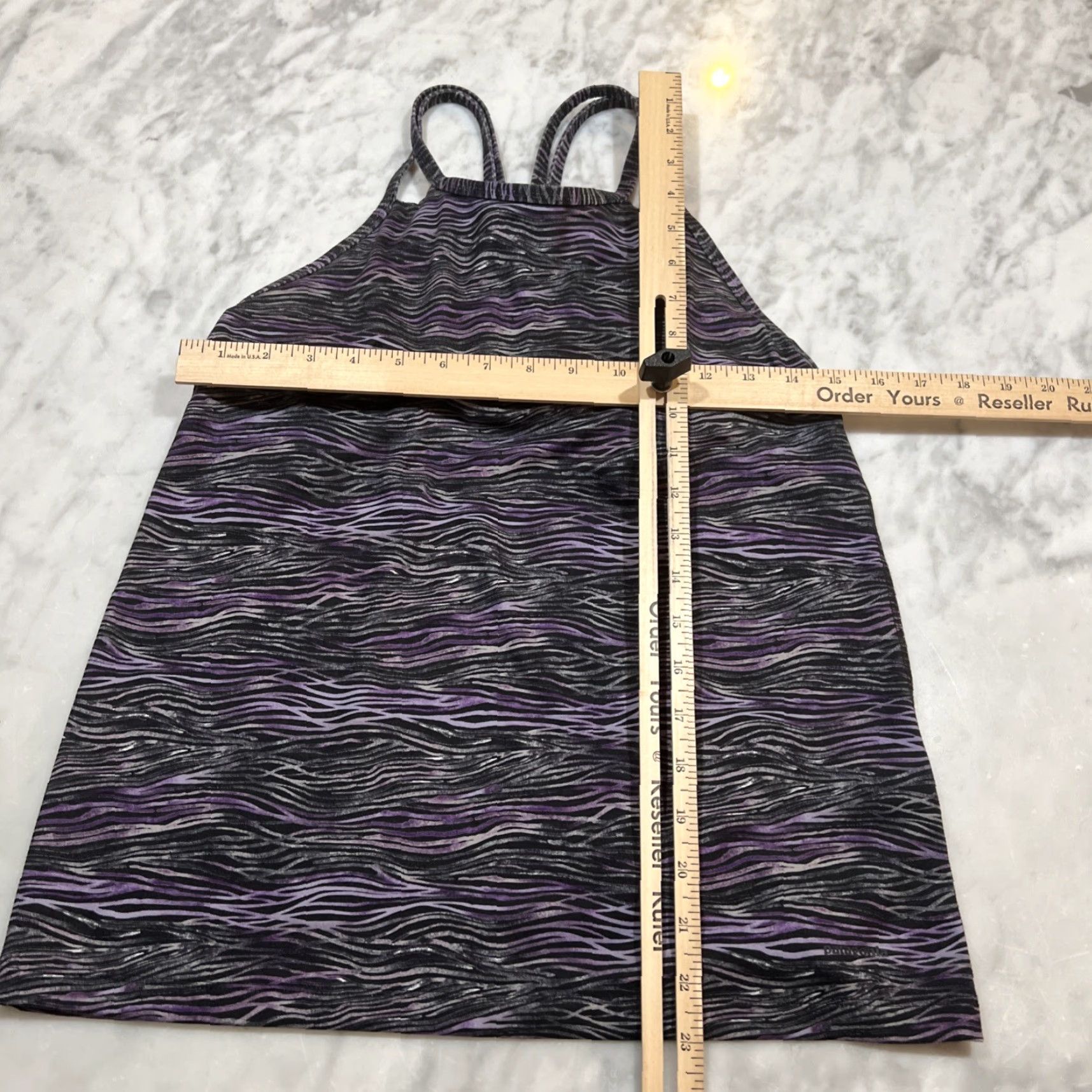 Patagonia Patagonia Strappy Tank Top Women’s S Athletic Yoga Striped Purple (Pullover) Size S / US 4 / IT 40 - 7 Thumbnail