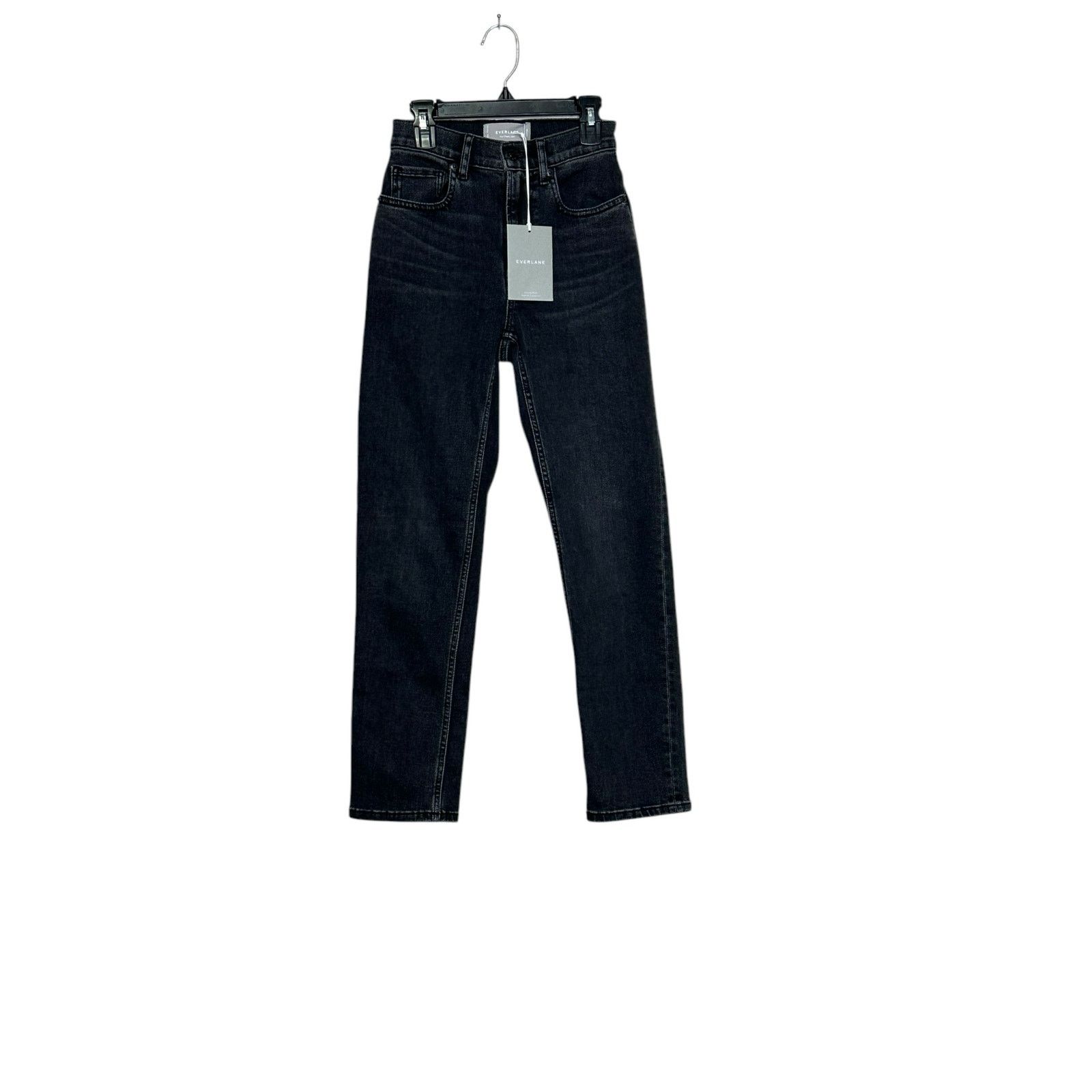 Everlane Everlane The Cheeky black straight leg jeans size 23 - 00 Size 24" / US 00 / IT 34 - 7 Thumbnail