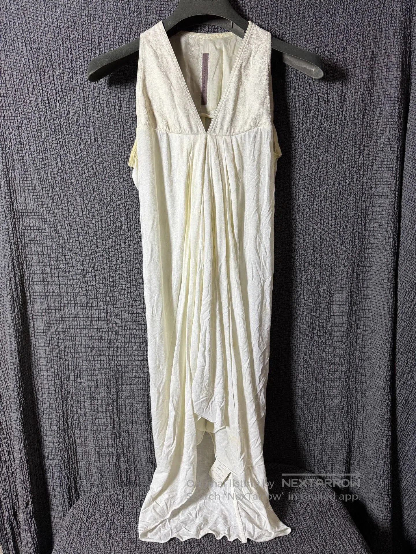 Rick Owens Lilies Rick Owens Leather Panel Evening Dress. Size M / US 6-8 / IT 42-44 - 1 Thumbnail