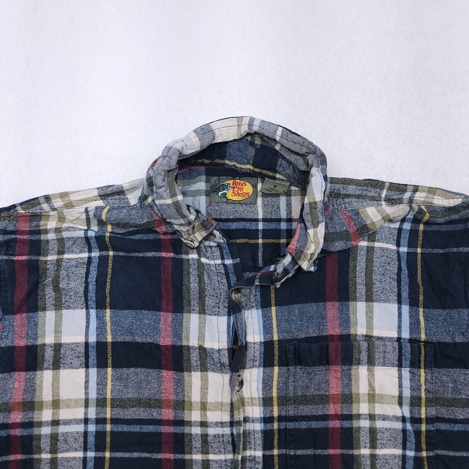 Bass Pro Shops Bass Pro Shop Casual Button Up Shirt Adult Mens Size M Blue Size US M / EU 48-50 / 2 - 1 Thumbnail
