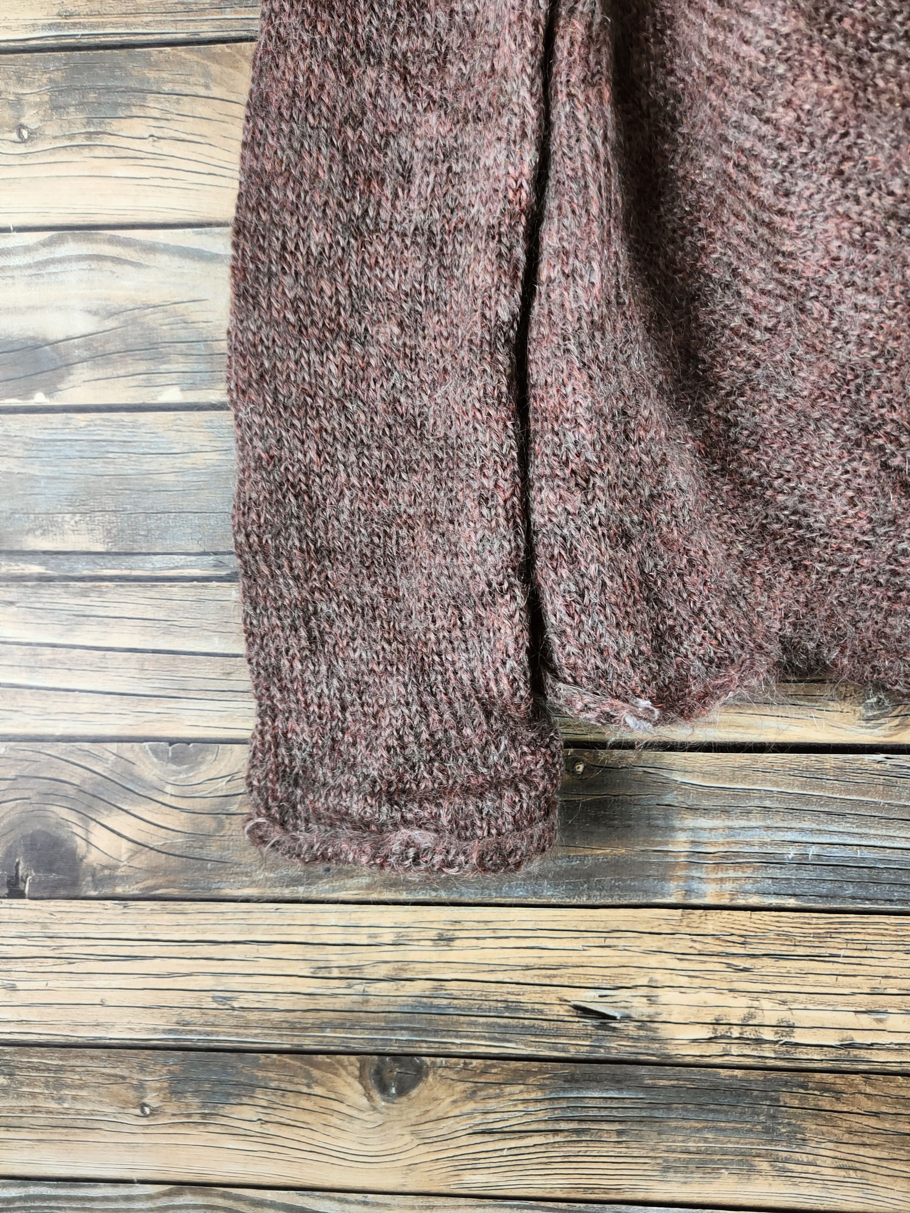 Japanese Brand DL Coigirl Magie Brown Knitwear Cardigans #46-437 Size S / US 4 / IT 40 - 4 Thumbnail
