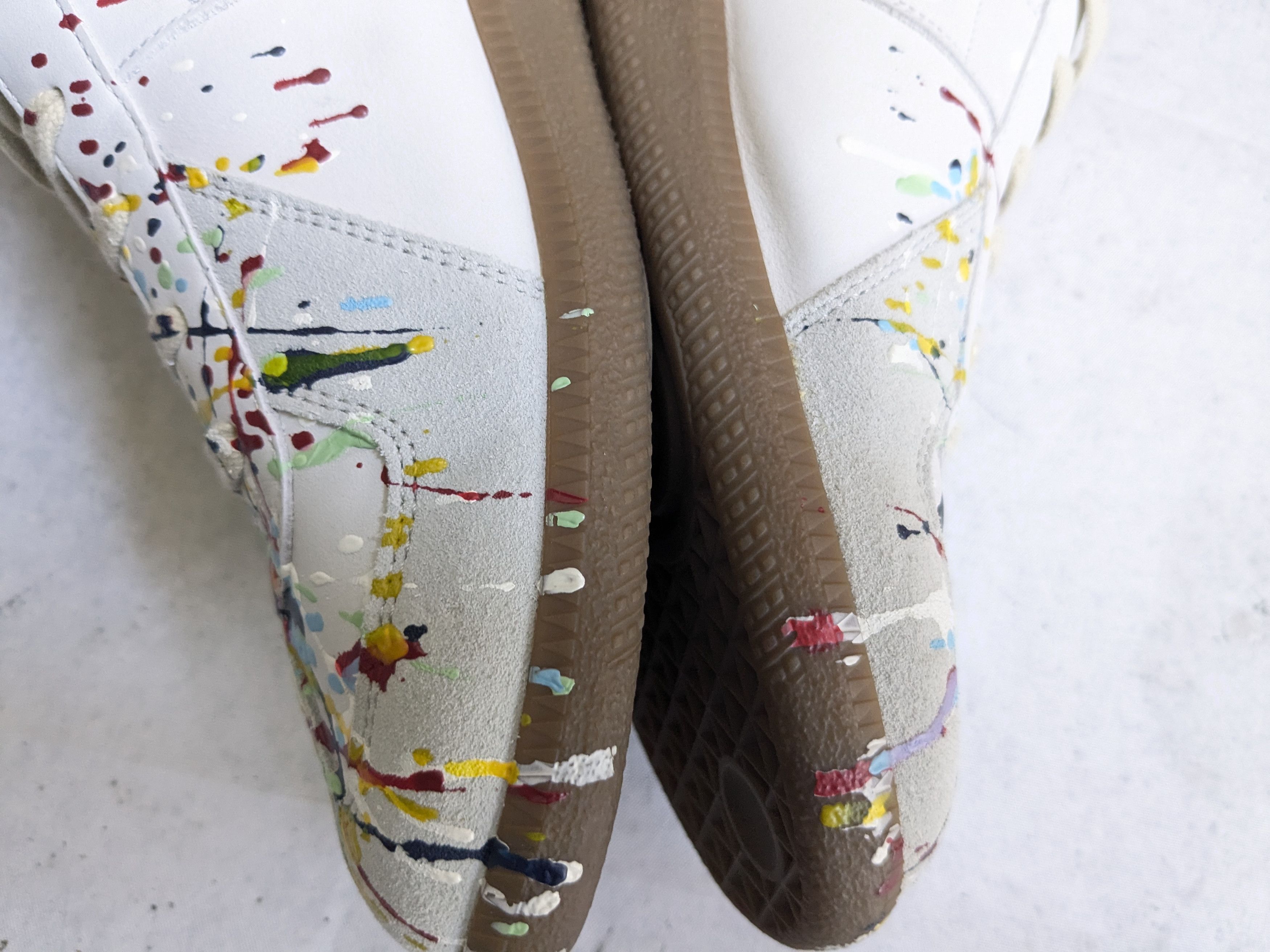 Maison Margiela MARGIELA GAT REPLICAS PAINT SPLATTER gat 10.5 43.5 Size US 10.5 / EU 43-44 - 13 Thumbnail