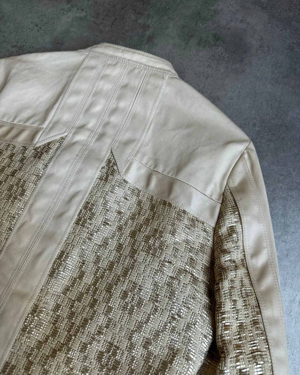 Gucci SS2004 Gucci by Tom Ford Beige Nude Gabardine Jacket Size M / US 6-8 / IT 42-44 - 8 Thumbnail