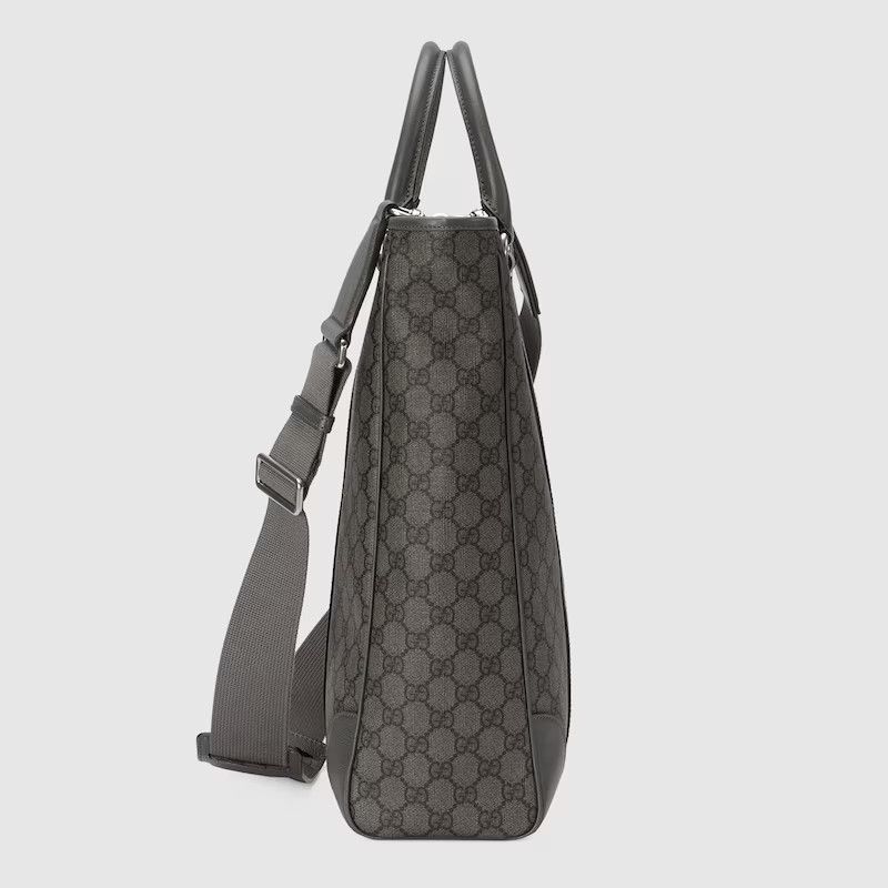 Gucci o1s1wg110225 Size:OS / Ophidia Medium Tote Bag in Grey/Black Size ONE SIZE - 5 Thumbnail