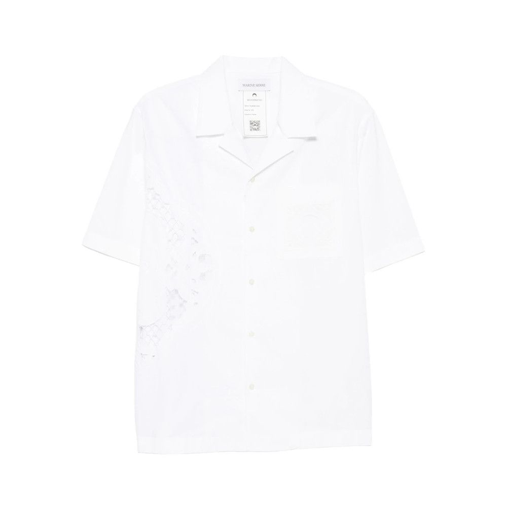 Marine Serre Marine Serre WHITE Tops - Shirts Size S / US 4 / IT 40 - 1 Thumbnail