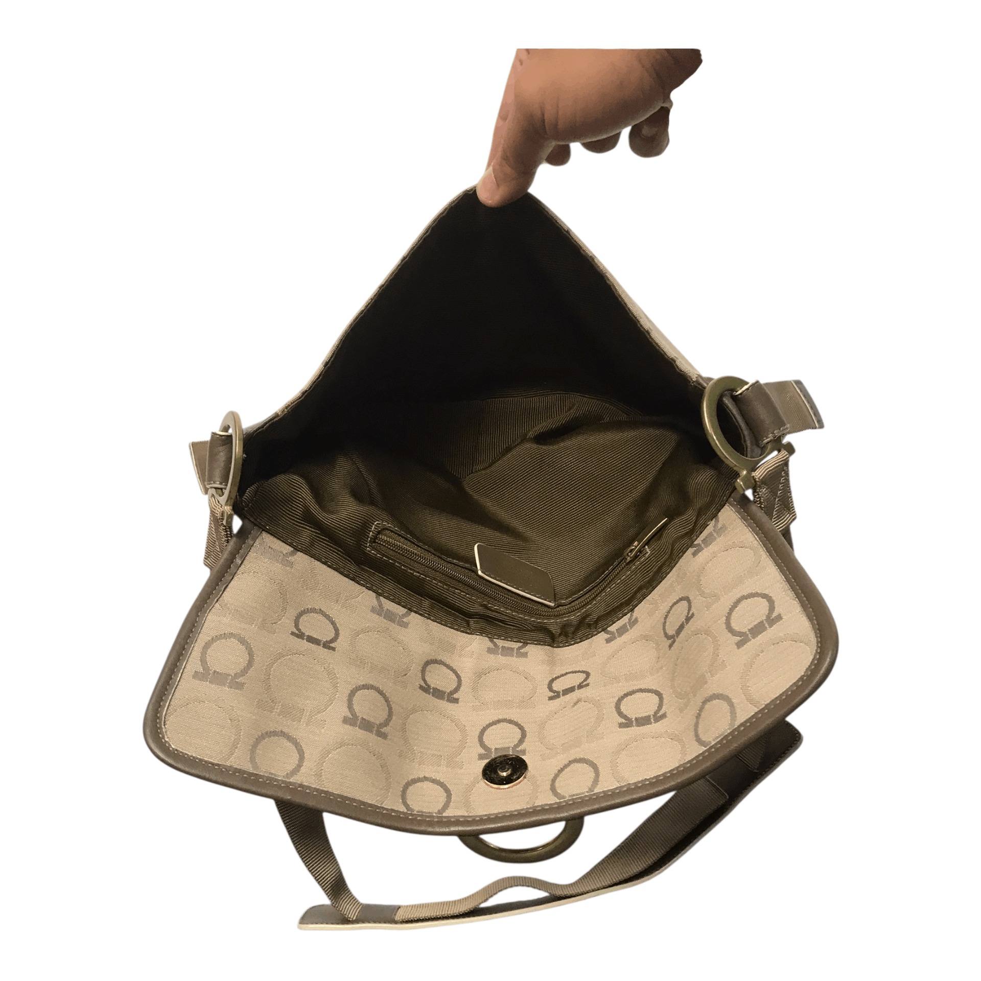 Salvatore Ferragamo Salvatore Ferragamo Monogram HandBag Size ONE SIZE - 3 Thumbnail