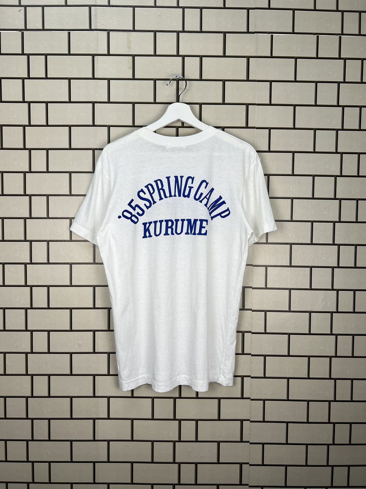 Adidas × Vintage Vintage 80’ Adidas Spring Camp Kurume Tee Size US M / EU 48-50 / 2 - 5 Thumbnail