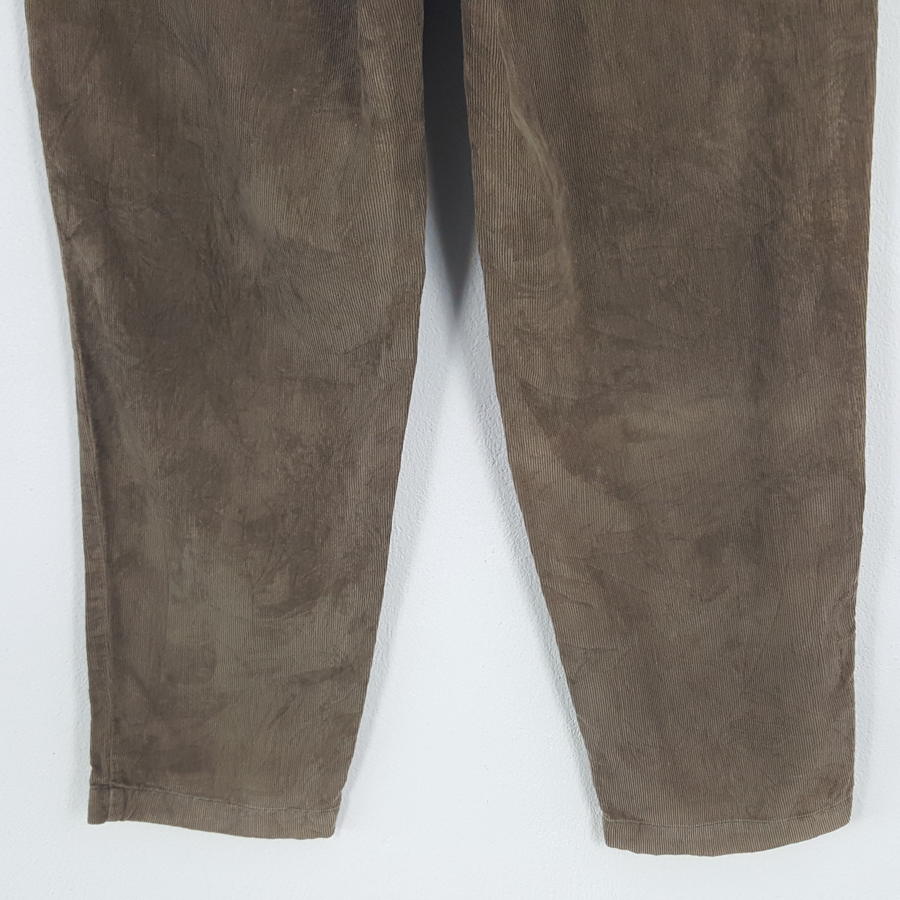 Stussy × Vintage Vintage Stussy USA Corduroy Custom Art Logo Pants Size US 29 - 3 Thumbnail