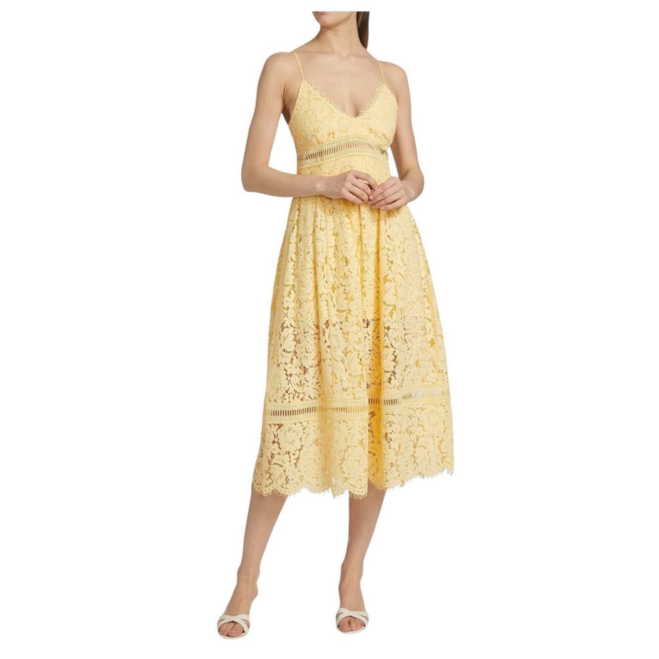 Generation Love Generation Love Emma Lace Maxi Dress NWT Citrine Yellow Med Size M / US 6-8 / IT 42-44 - 1 Thumbnail