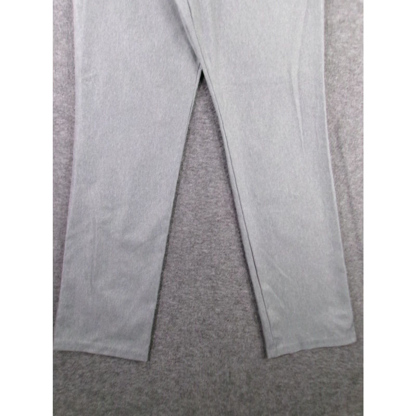 Lee Lee Pant Women 8 Gray Relaxed Fit Straight Leg Casual Capsule Office Day Size 30" / US 8 / IT 44 - 3 Thumbnail