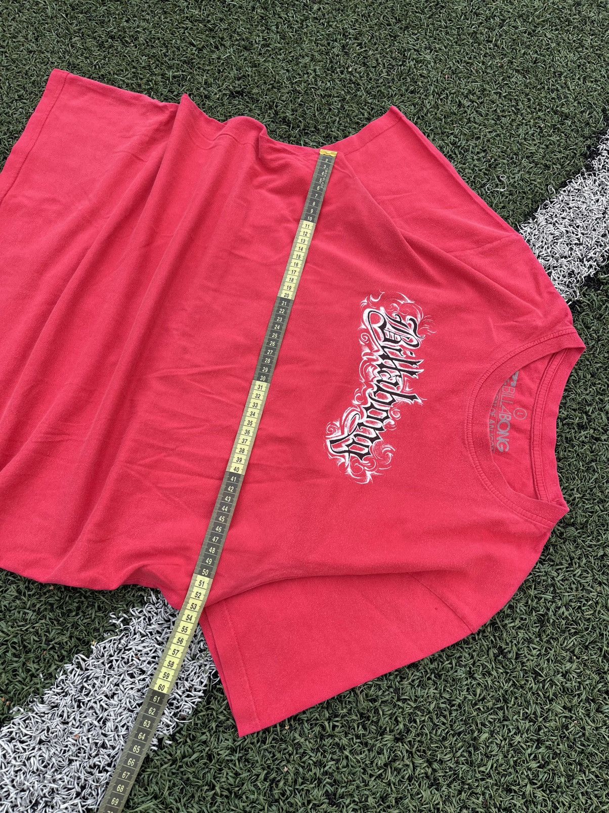 Billabong Billabong Y2K Red Tee Tribal Logo Double Sided Size US L / EU 52-54 / 3 - 11 Thumbnail