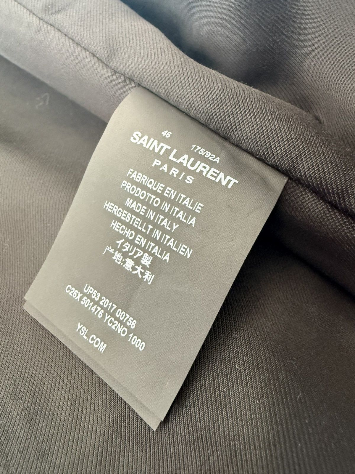 Saint Laurent Paris Saint Laurent SS18 Woven Leather Jacket Size US S / EU 44-46 / 1 - 6 Thumbnail