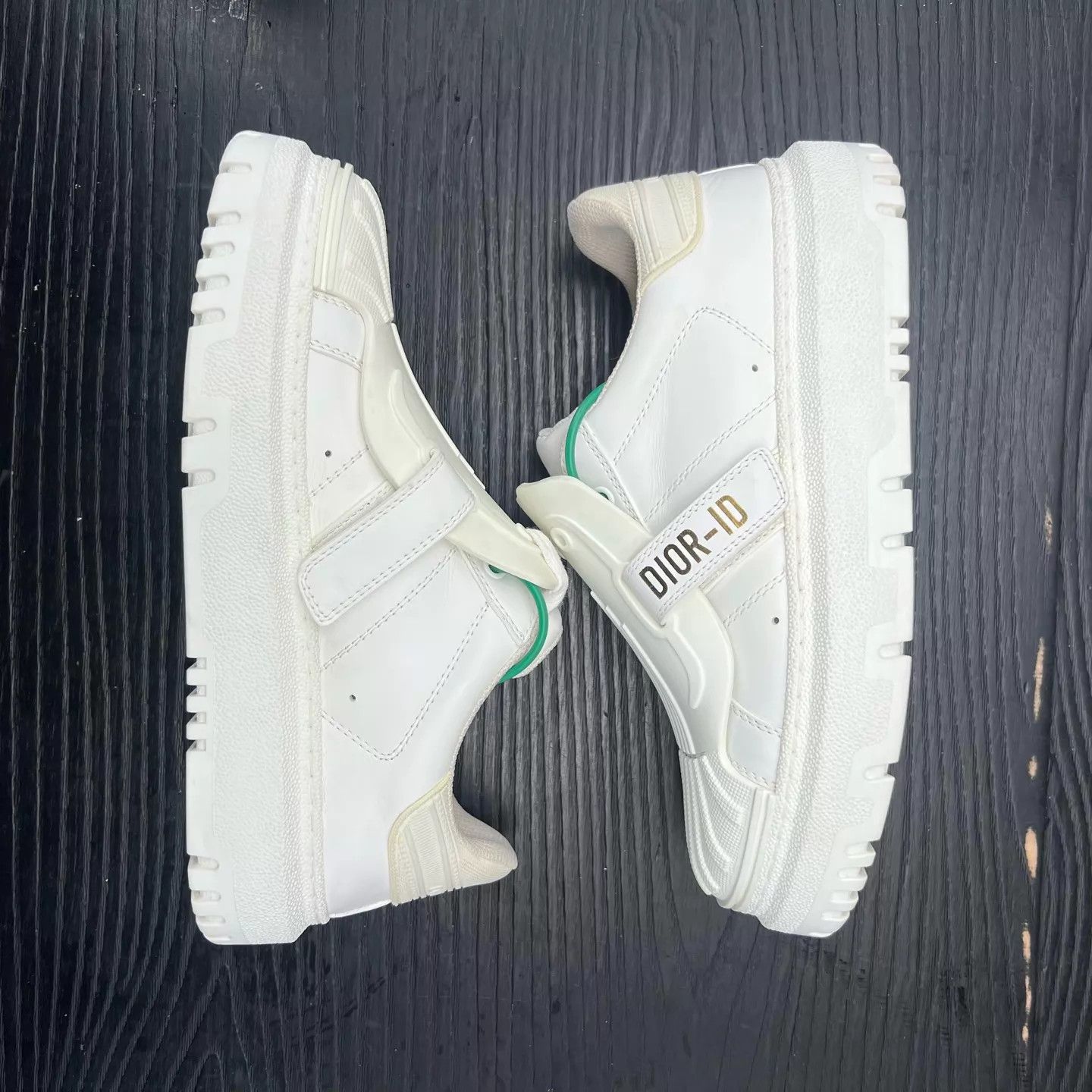 Dior Dior women's white shell-toe sneakers EU 36.5 Size US 6 / IT 36 - 2 Thumbnail