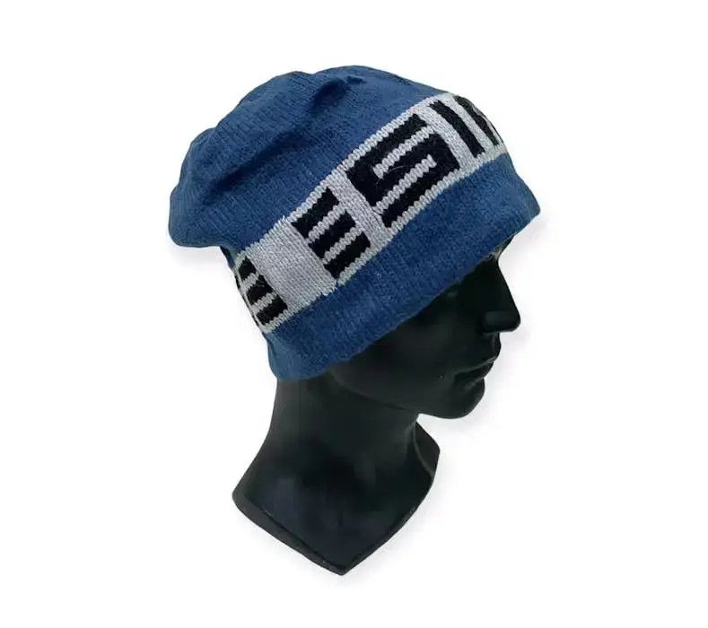 Vintage Sims Spellout Beanie Hat Size ONE SIZE - 1 Thumbnail