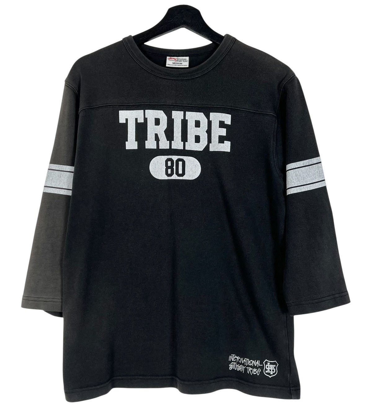 Stussy Vintage Sunfaded Stussy International Football Shirt Size US M / EU 48-50 / 2 - 1 Thumbnail