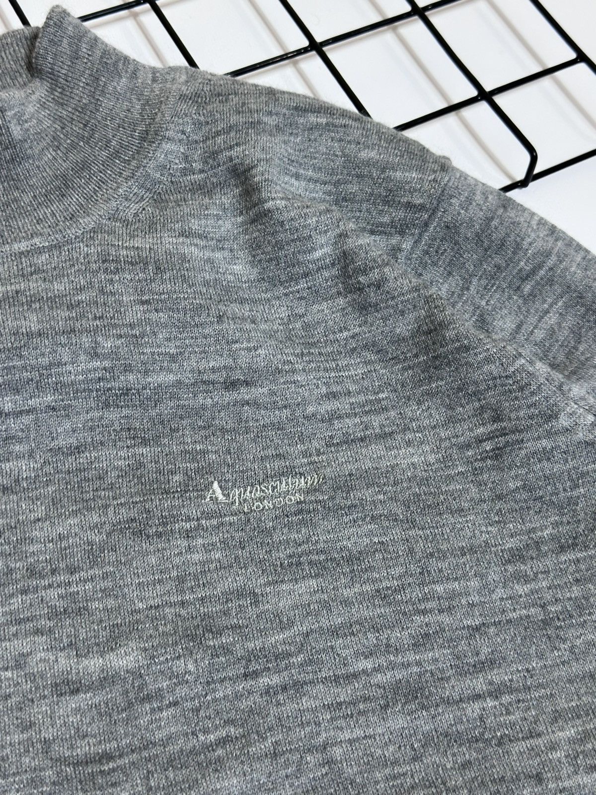 Aquascutum Aquascutum London Grey Sweater Size US L / EU 52-54 / 3 - 2 Thumbnail