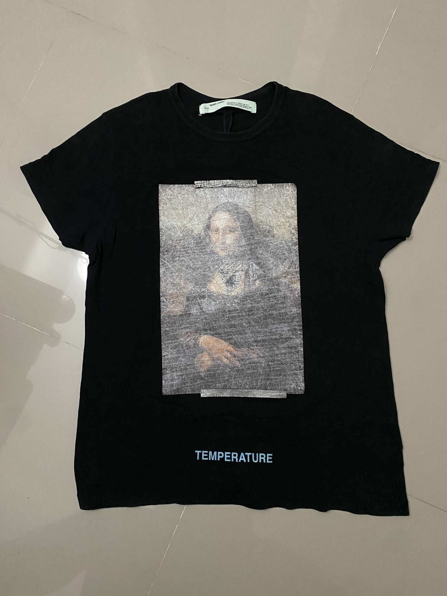 Off-White SS18 Off-White Mona Lisa Tee Size US L / EU 52-54 / 3 - 1 Thumbnail