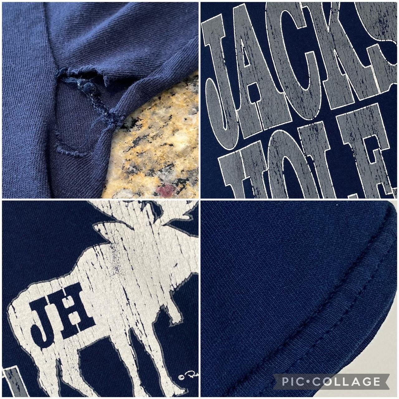 Gildan × Vintage Vintage Gildan Jackson Hole Wyoming Animal Tee Tshirt Size US XL / EU 56 / 4 - 3 Thumbnail