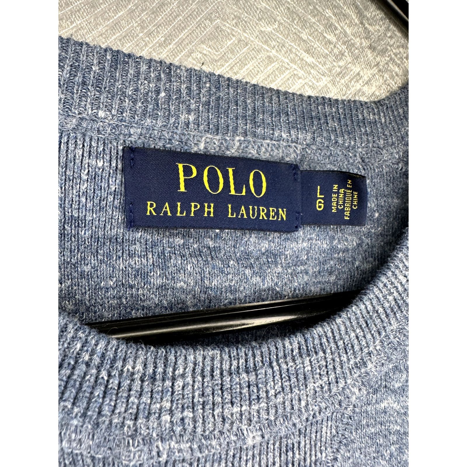 Polo Ralph Lauren Polo Ralph Lauren Classic Fit Long Sleeve Sweater Blue Large Size US L / EU 52-54 / 3 - 2 Thumbnail