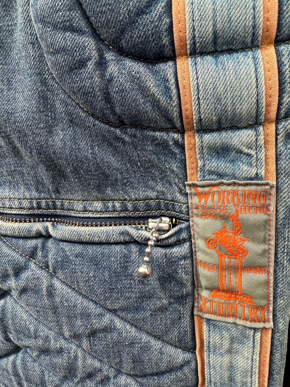 Kapital Kapital 14oz Denim Kountry Motocross Todoterreno Pants Size US 38 / EU 54 - 2 Thumbnail