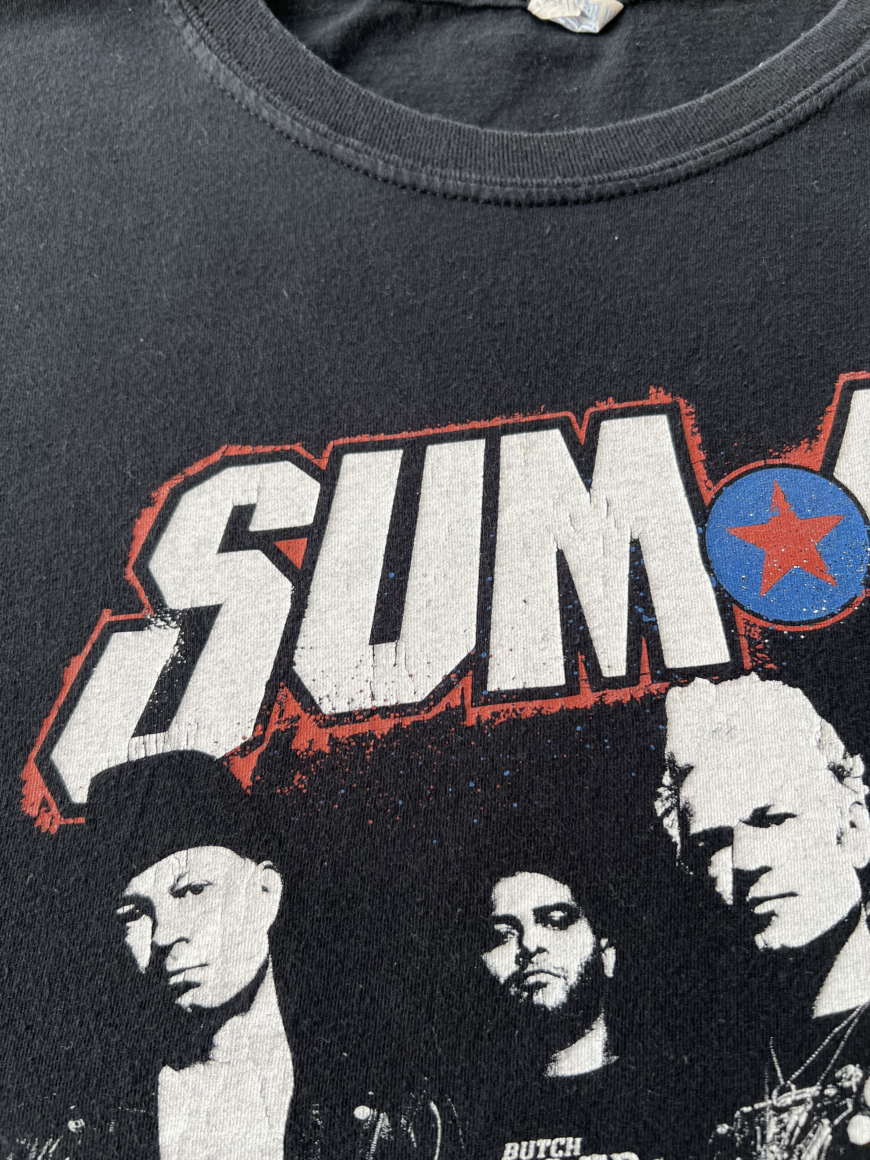 Band Tees Vintage 2000s Sum 41 Pop Punk Band Black T-shirt Size US XXL / EU 58 / 5 - 4 Thumbnail