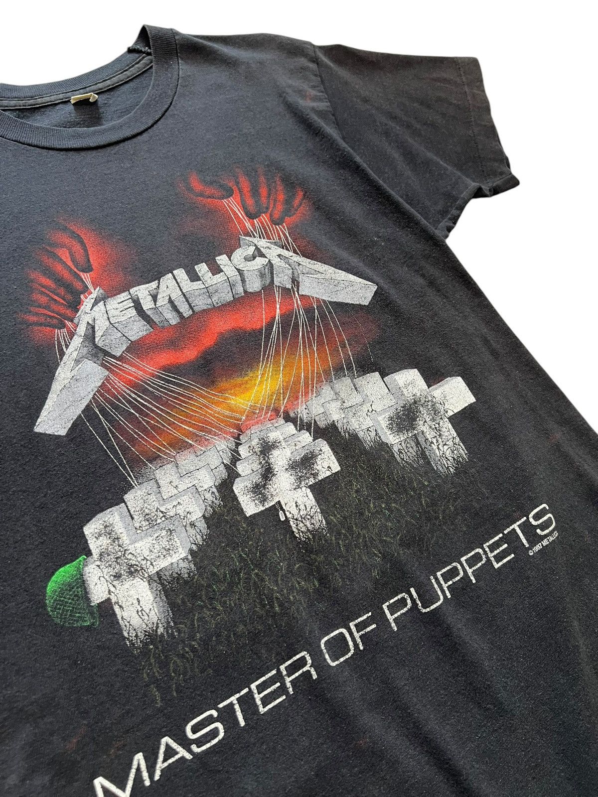 Metallica 80s Metallica Master of Puppets 1987 Faded Tshirt Size US L / EU 52-54 / 3 - 2 Thumbnail