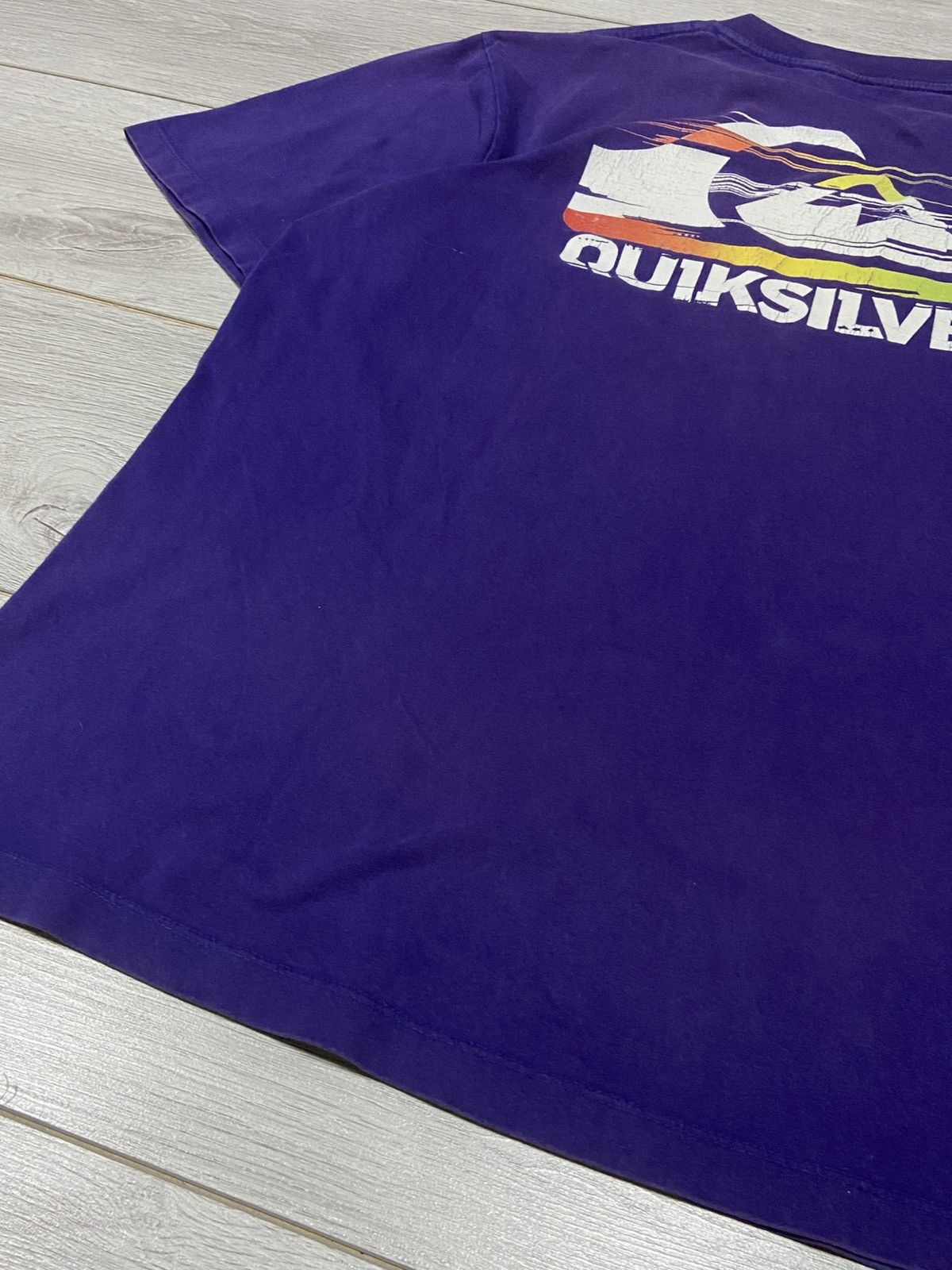 Quiksilver Quiksilver vintage big logo print t-shirt Size US XL / EU 56 / 4 - 12 Thumbnail