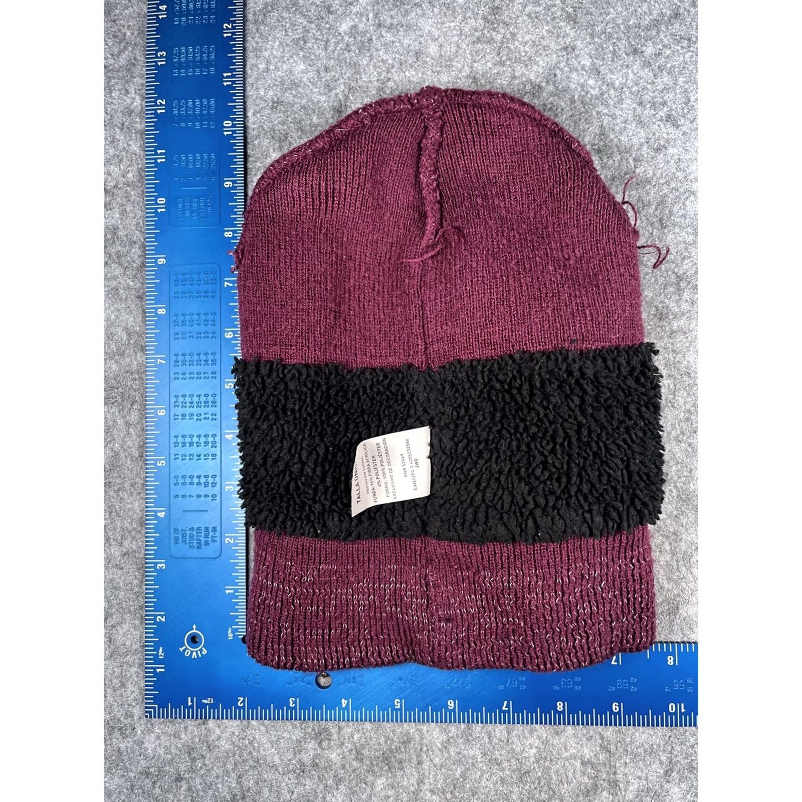 Vintage Swiss Tech Hat Beanie Mens One Size Red Knit Sherpa Lined Thermal Winter Outdoor Size ONE SIZE - 6 Thumbnail
