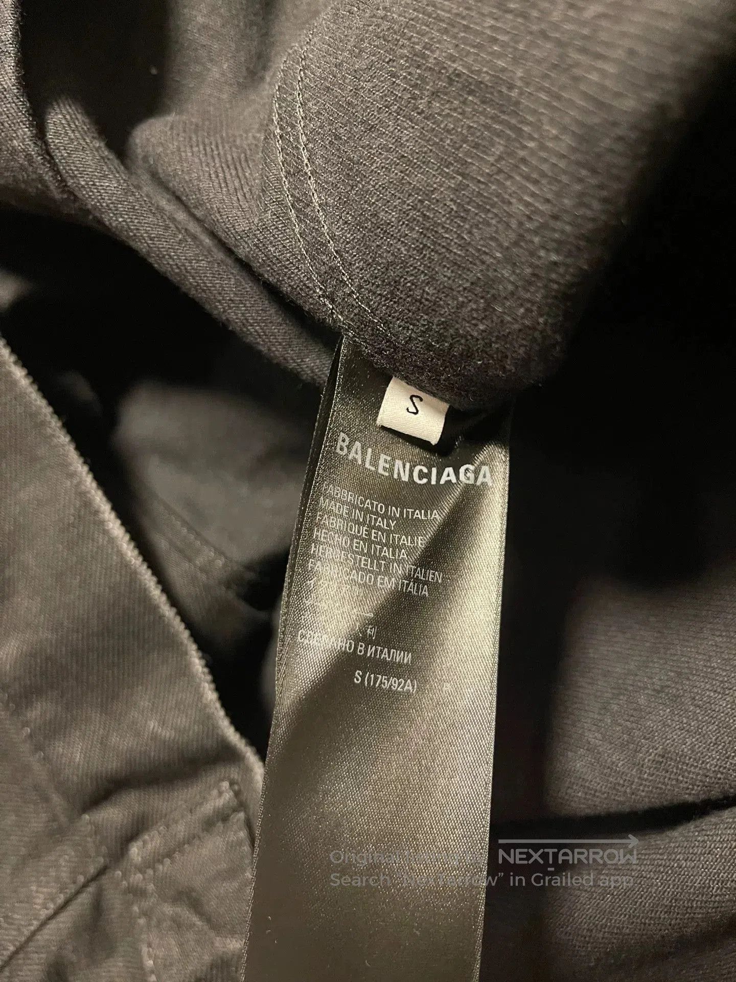 Balenciaga balenciaga faded black denim jacket size S. Size US S / EU 44-46 / 1 - 6 Thumbnail