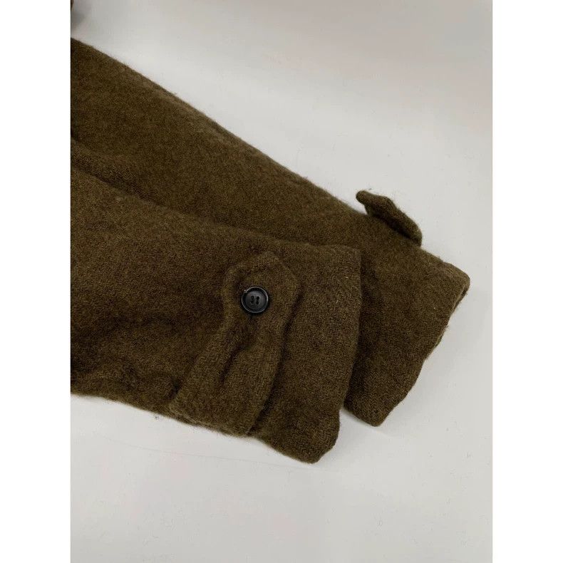 Comme des Garcons Comme des Garcons Moss green horn button wool coat Size M / US 6-8 / IT 42-44 - 6 Thumbnail