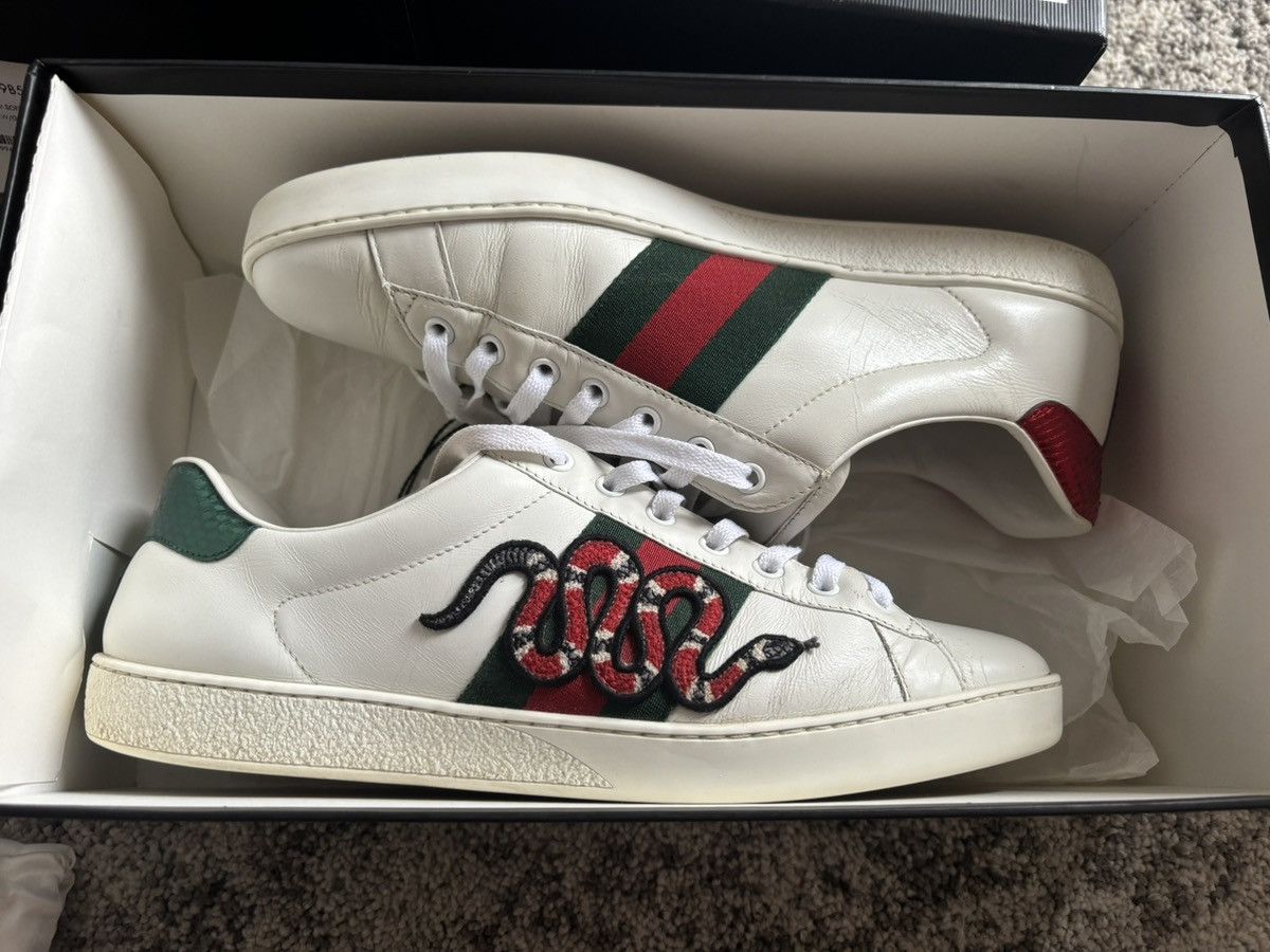 Street Style Bag Gucci Sneakers With Dress Gucci Ace Water Snake