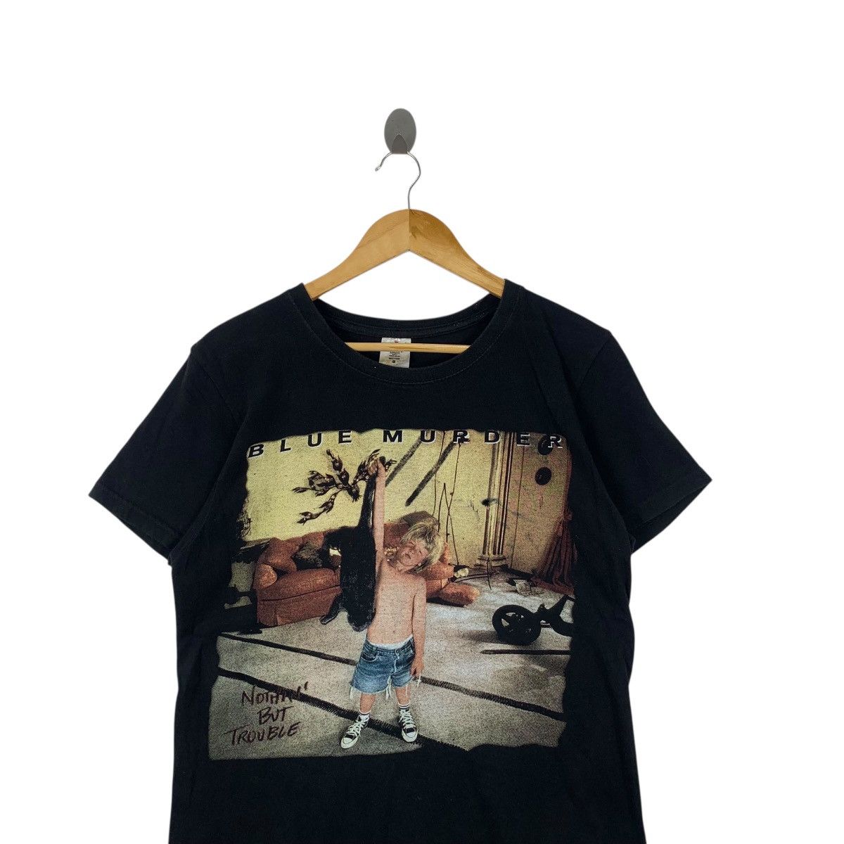 Band Tees Vintage 1993 BLUE MURDER Nothin But Trouble Japan Tour Tee Size US S / EU 44-46 / 1 - 2 Thumbnail