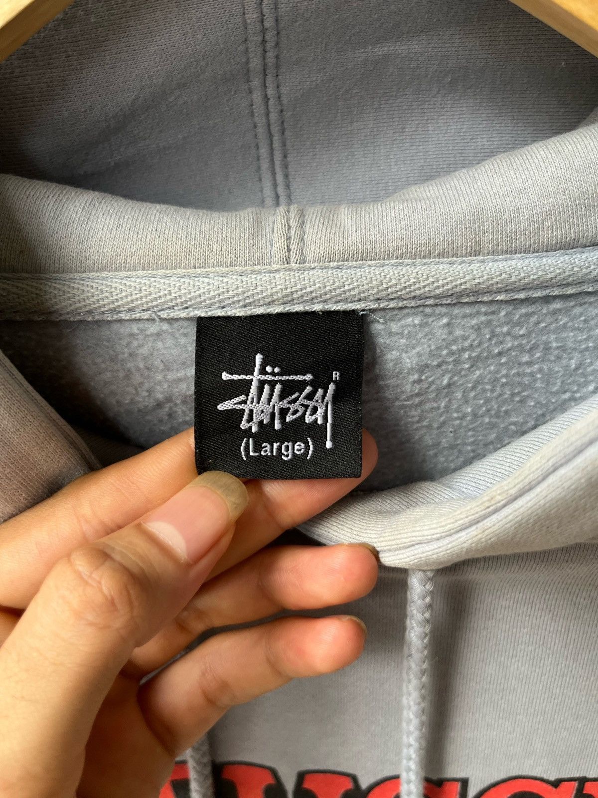 Stussy Vintage 2000s stussy hoodie rasta Size US L / EU 52-54 / 3 - 6 Thumbnail