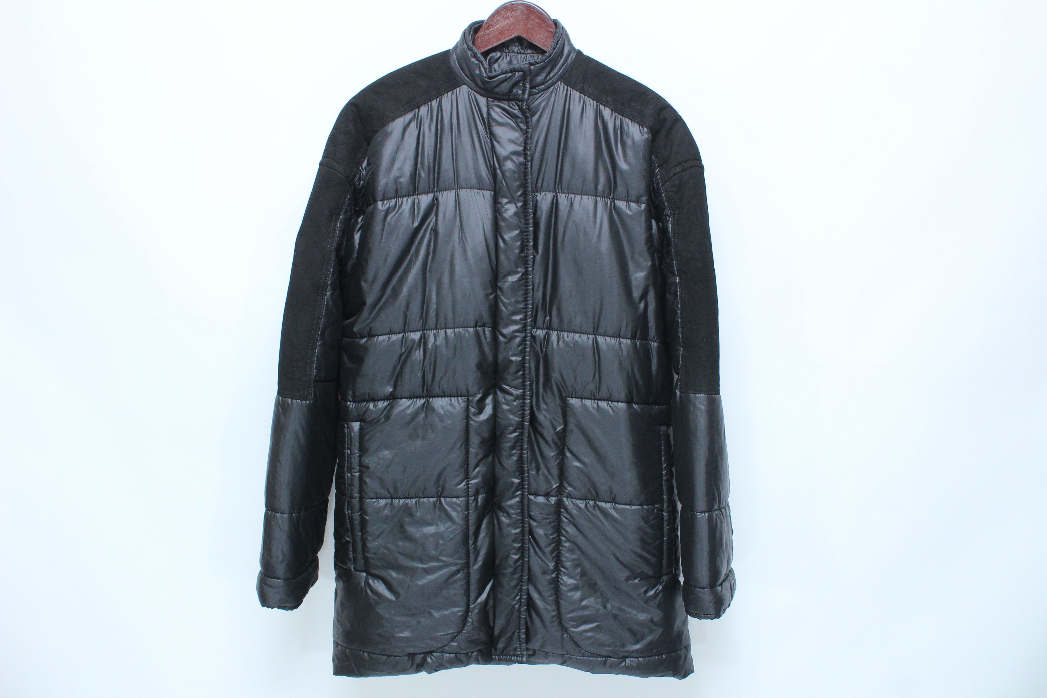 Haider Ackermann FW19 Haider Ackermann Quilted Nylon Suede Panel Jacket Sz 34 Size XS / US 0-2 / IT 36-38 - 5 Thumbnail