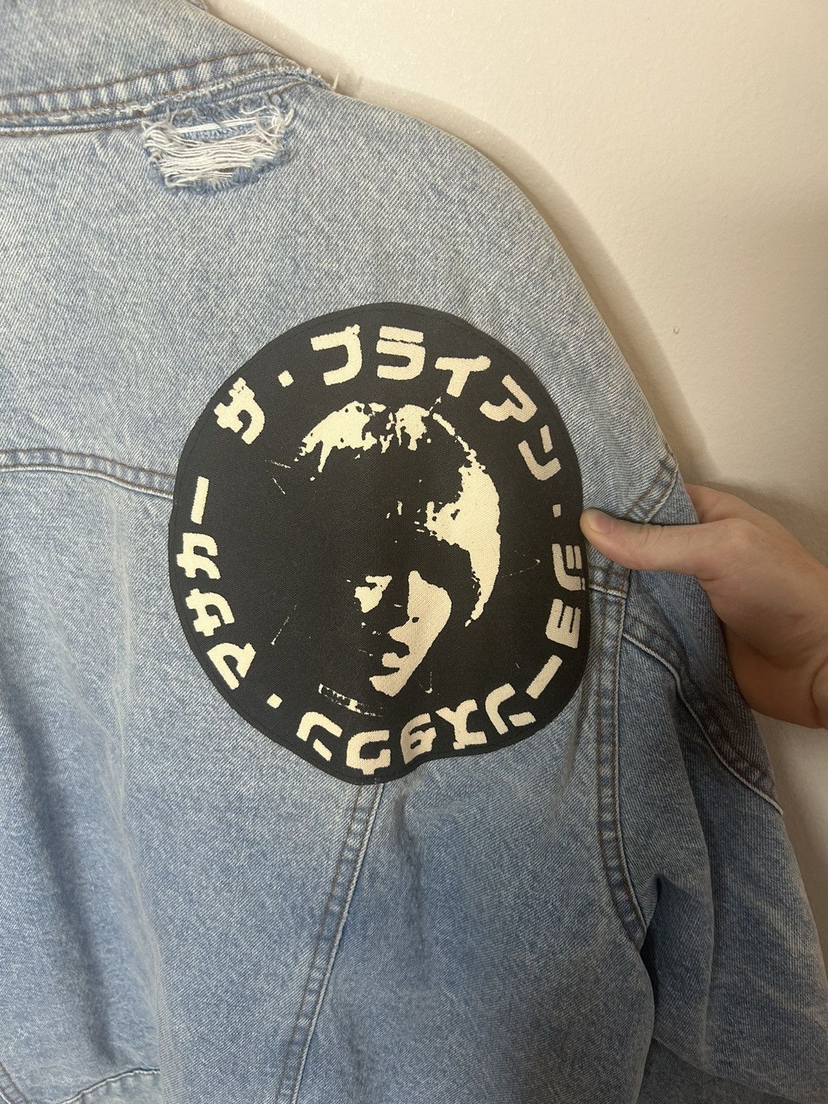 Enfants Riches Deprimes Brian Jonestown Massacre Denim Jacket GRAIL Size US L / EU 52-54 / 3 - 3 Thumbnail