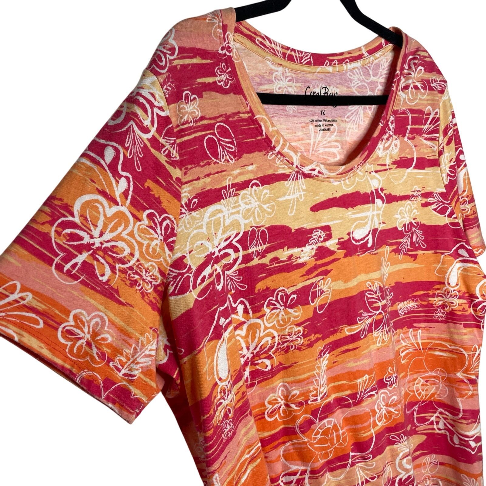 Other NWOT Coral Bay Short Sleeve Shirt Size XL / US 12-14 / IT 48-50 - 4 Thumbnail