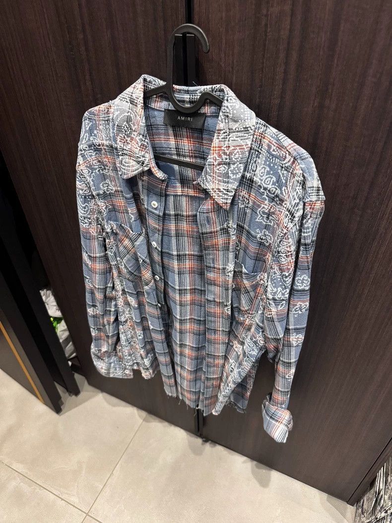 Amiri Amiri Embroidered denim shirt -DMC Size US M / EU 48-50 / 2 - 6 Thumbnail