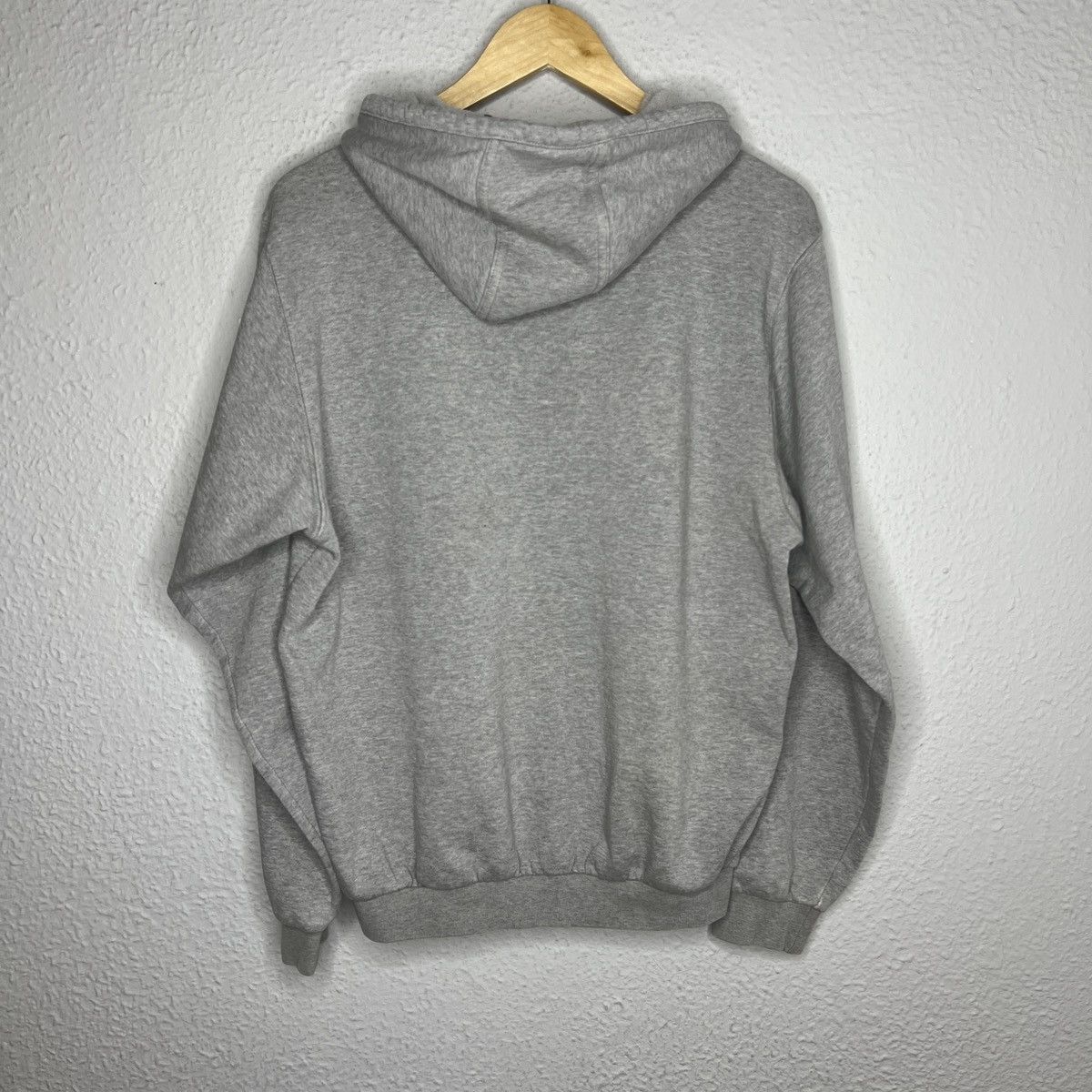 Nike × Vintage Vintage Nike Hoodie Sweatshirt Grey Big Spellout Logo Y2K Size US S / EU 44-46 / 1 - 7 Thumbnail