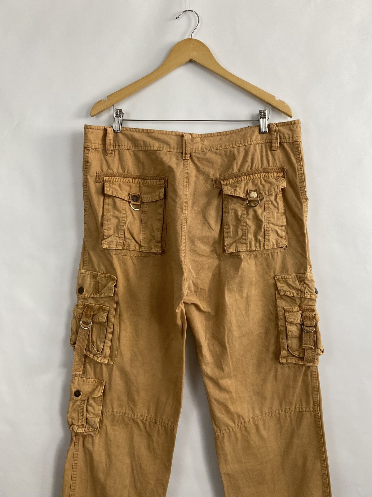 Japanese Brand 🇺🇸 Vintage 90s Cargo Pants Y2K Skate Baggy hype rare retro Size US 36 / EU 52 - 3 Thumbnail