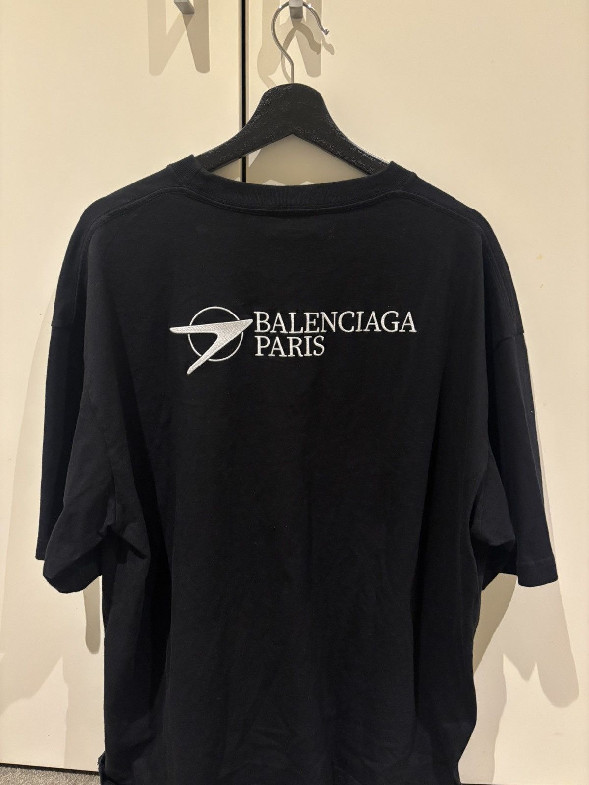 Balenciaga Balenciaga FW20 Classic Corporate Logo Tee Black Size US XL / EU 56 / 4 - 5 Thumbnail