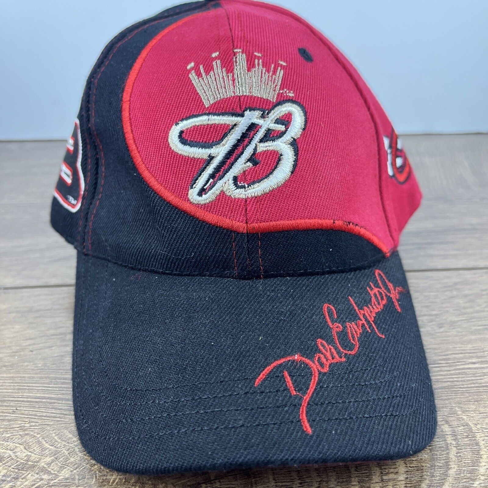 Budweiser Budweiser Racing Hat Dale Earnhardt 8 Red Hat Adjustable Adu Size ONE SIZE - 1 Thumbnail