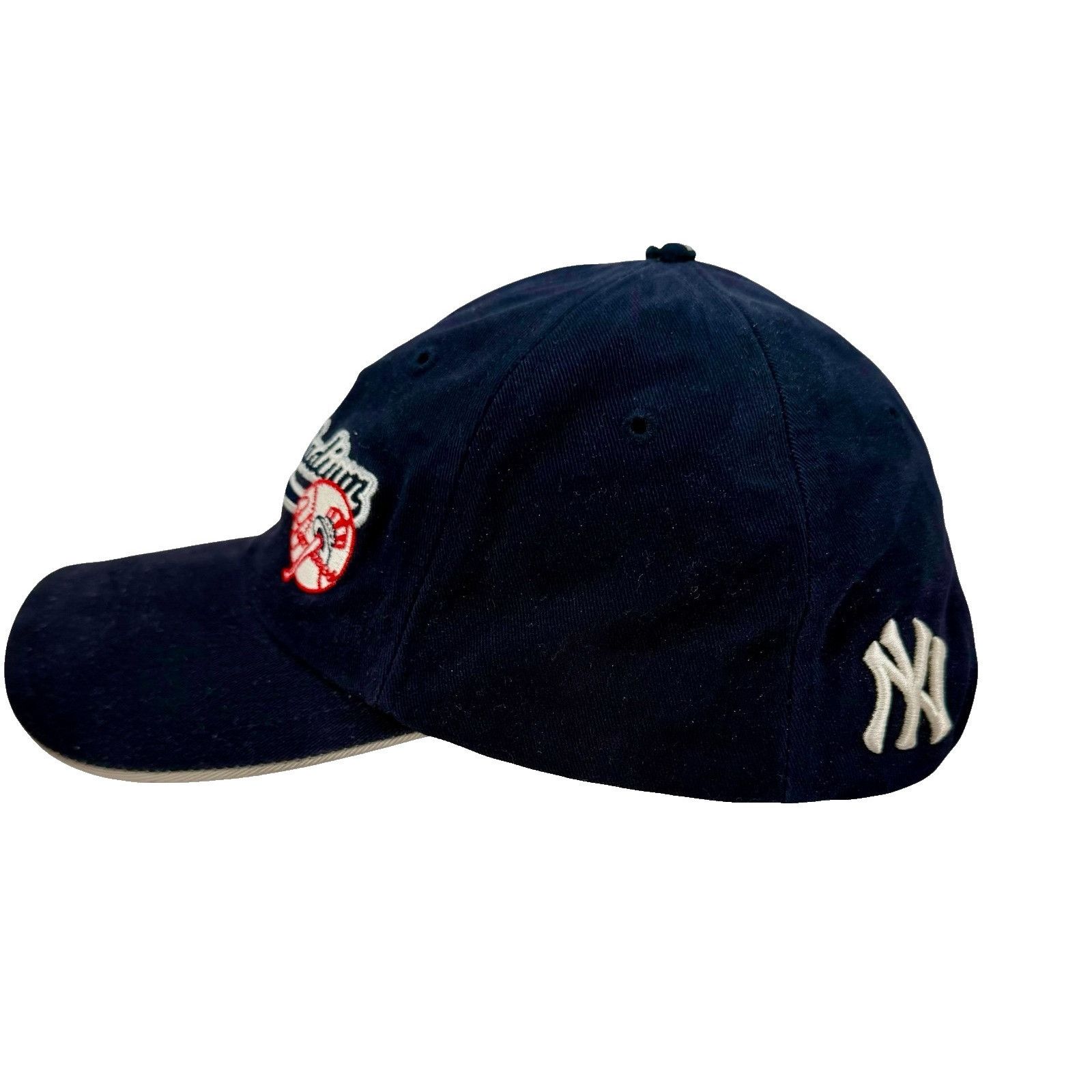 Drew Pearson Yankee Stadium Drew Pearson Navy Strap Back Baseball Cap Hat Size ONE SIZE - 2 Thumbnail
